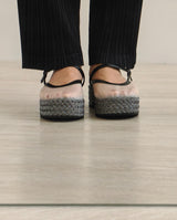 Mary Jane . Platform . Stripes
