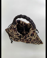 Mini Lotus Tote : Silk Leopard