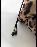 Mini Lotus Tote : Silk Leopard