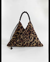 Mini Lotus Tote : Silk Leopard
