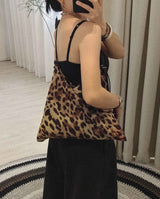 Mini Lotus Tote : Silk Leopard