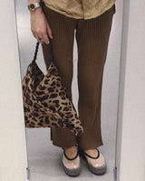 Mini Lotus Tote : Silk Leopard