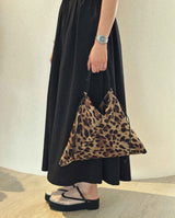 Mini Lotus Tote : Silk Leopard