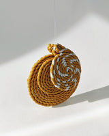 Braided Coasters Set : Honey Gold