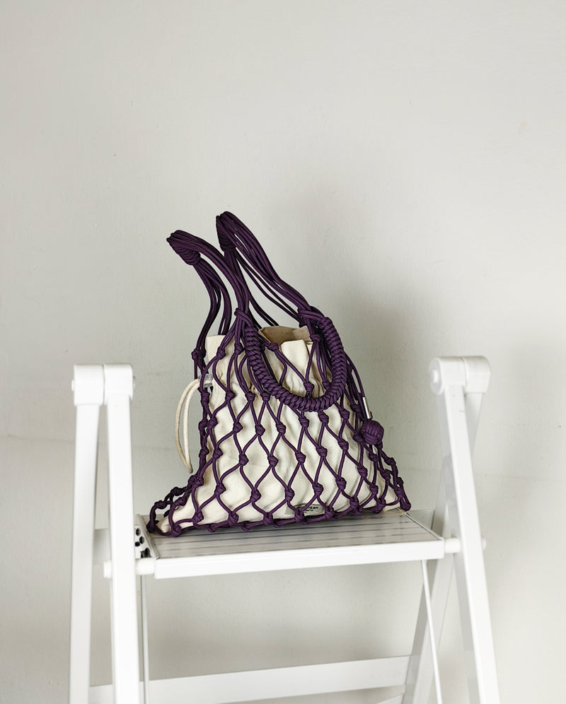Duo Racket Tote : Plum