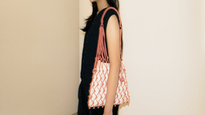 Duo Racket Tote : Peach