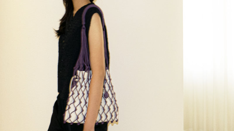 Duo Racket Tote : Plum
