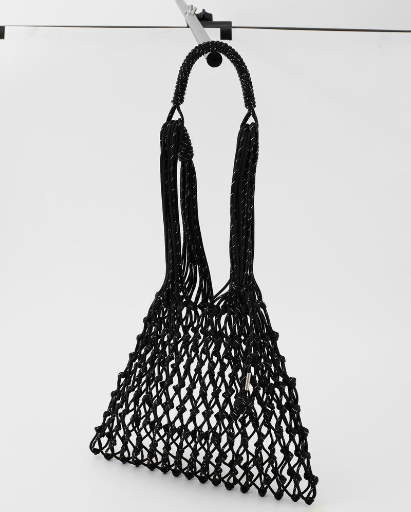 Duo Racket Tote : Blackish Black