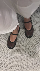 Mary Jane . Black Mesh