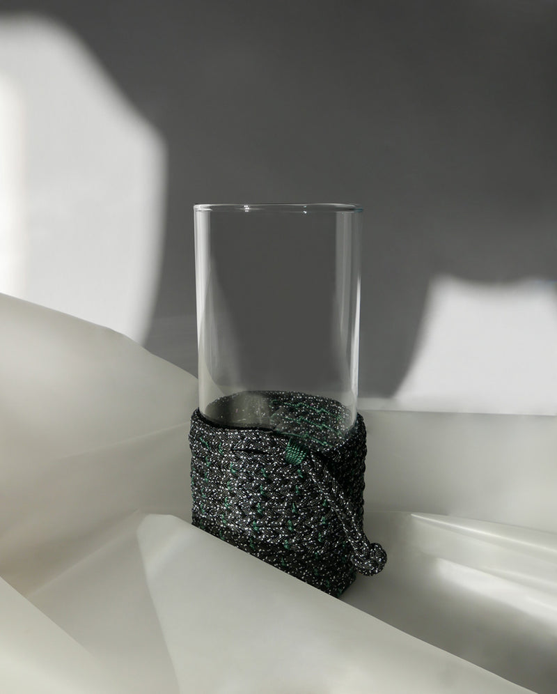 編織 玻璃花瓶 : M 尺寸