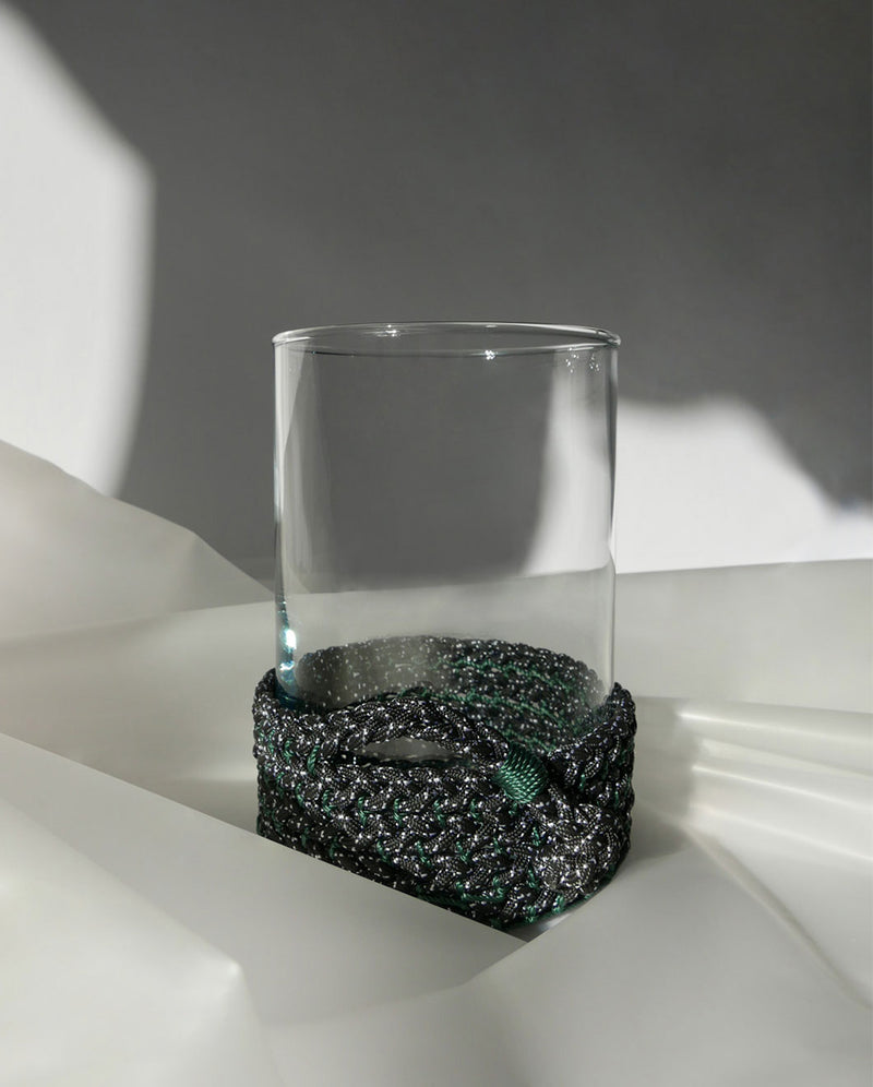 編織 玻璃花瓶: S 尺寸