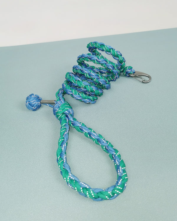 Dog Leash : Emerald Sky Blue